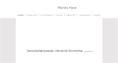 Desktop Screenshot of marieshave.net